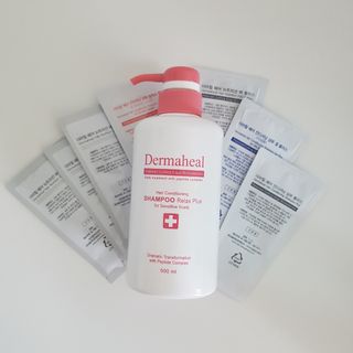 더마힐 헤어 컨디셔닝 샴푸 500ml 3종 중 택1 — 5점을 준 리뷰어가 2021년 4월 올린 사용 사진