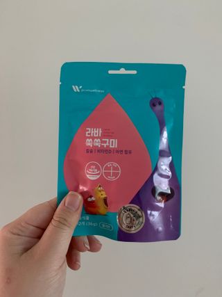 푸름웰니스 라바 쑥쑥구미 36g — 4점을 준 리뷰어가 2022년 2월 올린 사용 사진