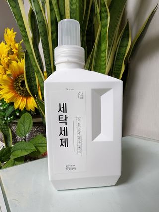 (주)바른양품 바른양품 친환경 세탁세제 1L — 5점을 준 리뷰어가 2022년 2월 올린 사용 사진