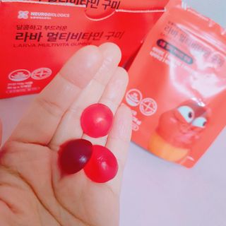 [푸름웰니스] 라바 멀티비타민 구미 36g — 5점을 준 리뷰어가 2022년 2월 올린 사용 사진