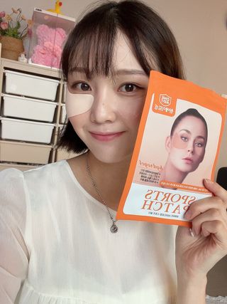 원에이드 알로에사포나리아 투명 골프패치 & 원에이드 하이드로겔 스포츠패치 — 5점을 준 리뷰어가 2022년 8월 올린 사용 사진