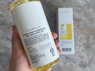 랑벨 내츄럴 딥 클렌징 오일 200ml (저자극 약산성 천연 클렌징) — 5점을 준 리뷰어가 2022년 5월 올린 사용 사진
