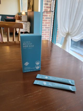 클린24시간 슬림앤유산균 1박스 (3.5g X 15포) — 5점을 준 리뷰어가 2023년 3월 올린 사용 사진