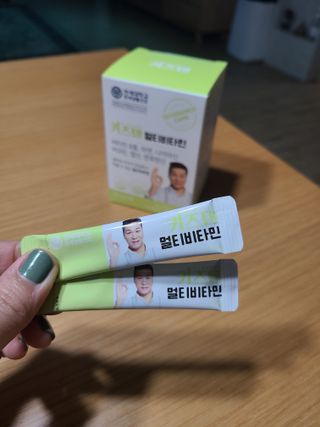 연세생활건강 키즈텐 멀티비타민 1BOX (30포) — 5점을 준 리뷰어가 2022년 5월 올린 사용 사진