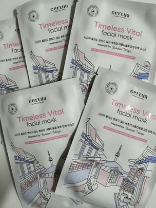 세뚜아(Cettua) [세뚜아] 타임리스 바이탈 페이셜 마스크팩  Cettua Timeless  Vital Mask 5매 — 5점을 준 리뷰어가 2024년 5월 올린 사용 사진