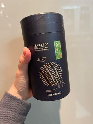 프리마인 자체 기업부설 연구소에서 찾아낸 건강한 수면의 비밀.  슬립토 플러스 30포 — 4.5점을 준 리뷰어가 2022년 1월 올린 사용 사진