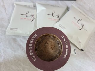 카페에르곤 바리스타 핸드 드립백커피 대용량 15g / 지중해오후 2시 — 5점을 준 리뷰어가 2021년 11월 올린 사용 사진