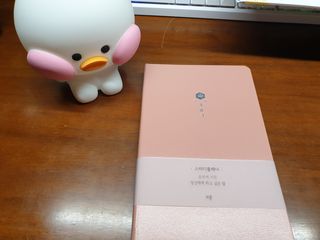 응원과 위로가 필요한 당신에게  리훈 하고싶은말 스터디 플래너 — 5점을 준 리뷰어가 2021년 4월 올린 사용 사진