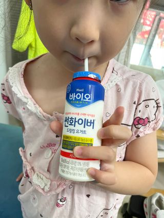 LIVE 매일바이오 썬화이버 드링킹 요거트 — 5점을 준 리뷰어가 2022년 8월 올린 사용 사진