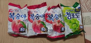 청포도캔디 복숭아캔디 — 4점을 준 리뷰어가 2022년 11월 올린 사용 사진