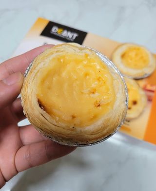 디앙뜨 포르투갈 에그타르트 오리지널 맛+패션후르츠 맛 중 택1 — 4.5점을 준 리뷰어가 2021년 7월 올린 사용 사진