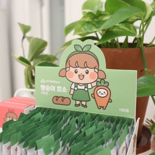 아이비웰니스 빵순이 식탁 위의 필수템! 빵순이 효소 키위맛 100포 + 석류맛 14포 (총 114포) — 5점을 준 리뷰어가 2022년 11월 올린 사용 사진