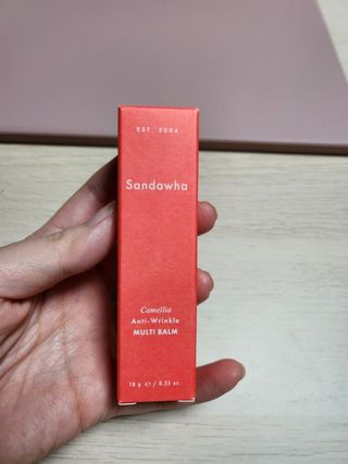 스킨큐어 산다화 카멜리아 안티 링클 멀티밤 — 5점을 준 리뷰어가 2022년 11월 올린 사용 사진