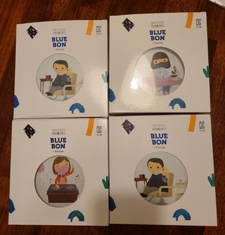 [블루 본 아이노우] 유아용 컬러마스크 40 PCS SET 2중 택 1 — 5점을 준 리뷰어가 2021년 4월 올린 사용 사진