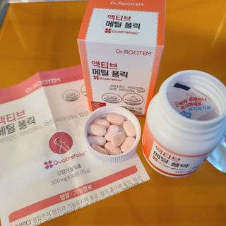 [닥터루템] 액티브 메틸 폴릭 800 4세대 활성형 엽산 1box (1개월분) — 5점을 준 리뷰어가 2023년 1월 올린 사용 사진