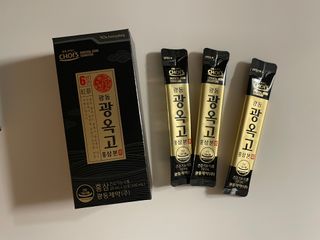 [광동제약] 광동 광옥고 홍삼 본 30포+쇼핑백 증정 — 5점을 준 리뷰어가 2021년 12월 올린 사용 사진