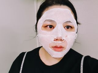 아이디플라코스메틱 페이스핏 플라스터 마스크 _ 리뉴얼 — 3점을 준 리뷰어가 2021년 10월 올린 사용 사진