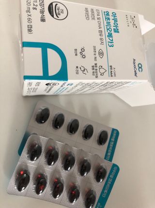 메디포스트 모비타 아쿠아셀 엔초비오메가3 60캡슐 — 4.5점을 준 리뷰어가 2023년 1월 올린 사용 사진