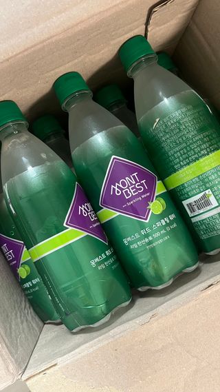 몽베스트 Montbest with Sparkling water Lime20병 — 5점을 준 리뷰어가 2023년 1월 올린 사용 사진