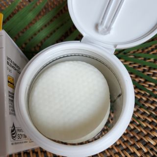 랑벨 비타 에너지 잡티 앰플 패드 65매 (투명하고 밝은 얼굴 광채패드) — 5점을 준 리뷰어가 2022년 6월 올린 사용 사진