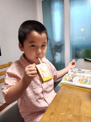 메디웰 페디아드링크 미니 바나나맛 — 5점을 준 리뷰어가 2022년 8월 올린 사용 사진