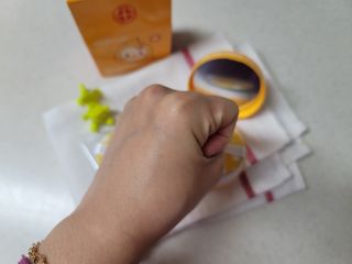 아토팜 톡톡 페이셜 선팩트 SPF43 PA+++ — 5점을 준 리뷰어가 2021년 3월 올린 사용 사진