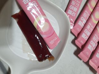 [인디닥터] 면역 생생 핑크 이뮨 젤리 — 5점을 준 리뷰어가 2022년 6월 올린 사용 사진