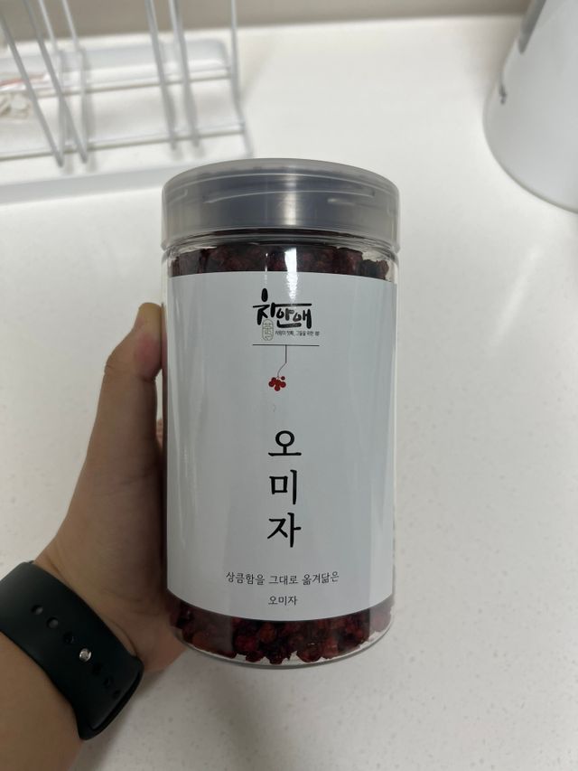 차안애 건오미자 오미자차 대용량 250g 리뷰 사진
