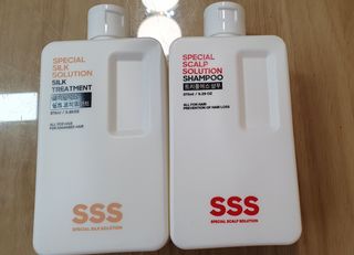 트리플에스 탈모 샴푸 275ml + 실크 트리트먼트 275ml — 5점을 준 리뷰어가 2021년 2월 올린 사용 사진
