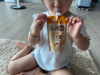 [몸엔용] 우리 아이 건강간식, 달콤한 녹용곤약젤리 디어팡 4종 — 5점을 준 리뷰어가 2021년 8월 올린 사용 사진