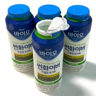 LIVE 매일바이오 썬화이버 드링킹 요거트 — 5점을 준 리뷰어가 2022년 8월 올린 사용 사진