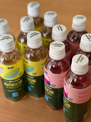 더그레잇티 콤부차 [매일유업] 더그레잇티 44kcal 콤부차 300ml *12개입 (오리지널 6개+베리리치 6개) — 4.5점을 준 리뷰어가 2023년 7월 올린 사용 사진