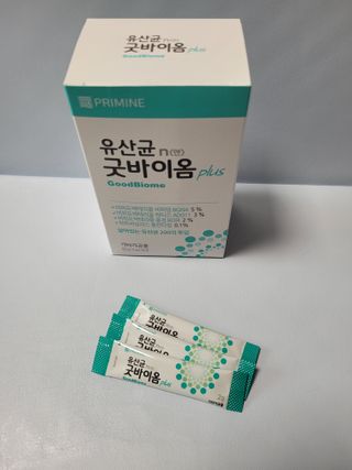 프리마인 유산균 국가지정연구소 선정, 살아있는 생유산균 200억 마리의 힘. 유산균n굿바이옴플러스 — 5점을 준 리뷰어가 2021년 12월 올린 사용 사진