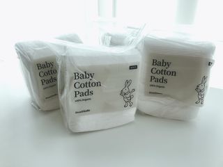 디어엘로디 프리미엄 유기농 베이비 솜티슈 40매 3 + 1 PACK — 5점을 준 리뷰어가 2021년 3월 올린 사용 사진