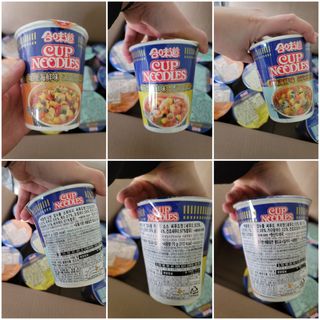 NISSIN 닛신 컵누들  4종 - 씨푸드오리지날, 씨푸드 스파이시, 씨푸드 커리, 씨푸드 XO소스 — 5점을 준 리뷰어가 2021년 11월 올린 사용 사진