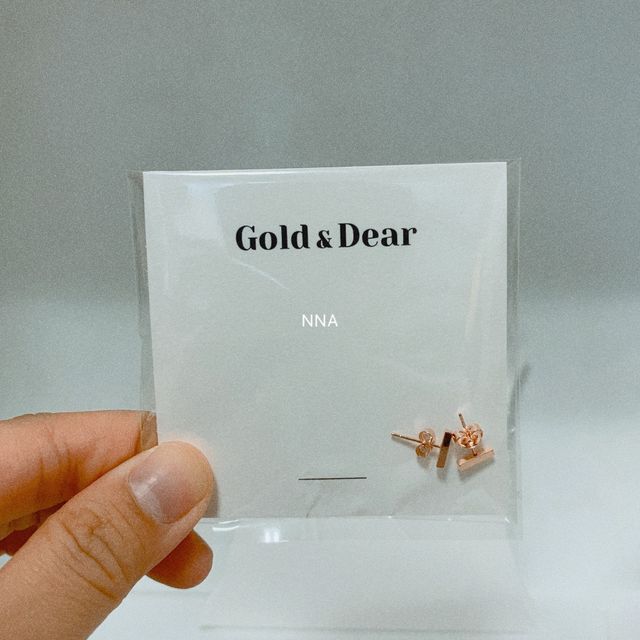 [골드앤디어]14k 미니 스틱 바 귀걸이_3color 리뷰 사진