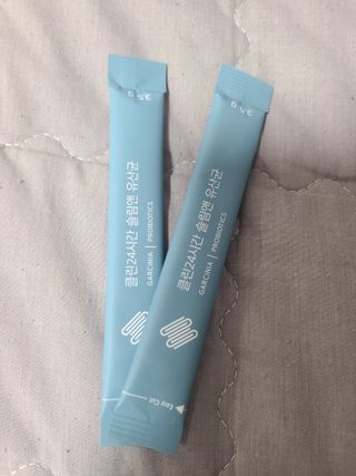 클린24시간 슬림앤유산균 1박스 (3.5g X 15포) — 5점을 준 리뷰어가 2023년 1월 올린 사용 사진