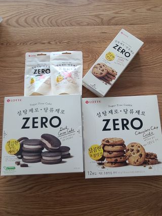 ZERO (초콜릿 칩 쿠키, 카카오 케이크, 후르츠 젤리, 아이스 콜라, 아이스 초코바) — 5점을 준 리뷰어가 2022년 6월 올린 사용 사진