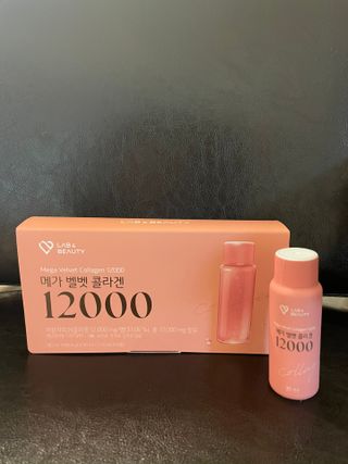 랩앤뷰티 메가 벨벳 콜라겐 12000 — 5점을 준 리뷰어가 2021년 6월 올린 사용 사진