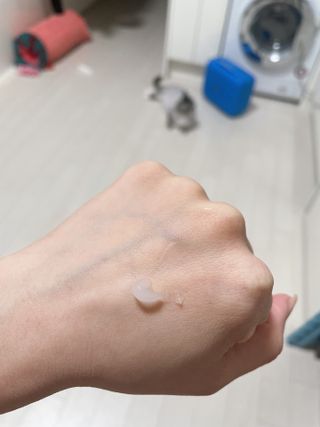 오투에니원 화이트 스완 갈락토미세스 비타민 C 워터 슬리핑 마스크 — 5점을 준 리뷰어가 2023년 2월 올린 사용 사진