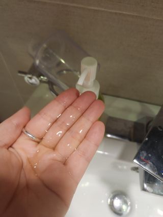스킨큐어 산다화 순한 클렌징 동백 오일 200ml — 5점을 준 리뷰어가 2023년 5월 올린 사용 사진