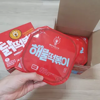 한성기업 무볼레 닭떡볶이+해물떡볶이 2종 세트 — 4점을 준 리뷰어가 2021년 9월 올린 사용 사진