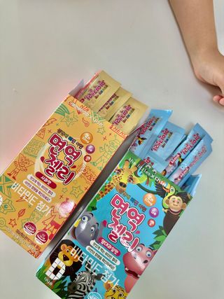 다나음 셀렌에 빠진 아연면역젤리 열대과일맛+사과맛 — 5점을 준 리뷰어가 2023년 8월 올린 사용 사진