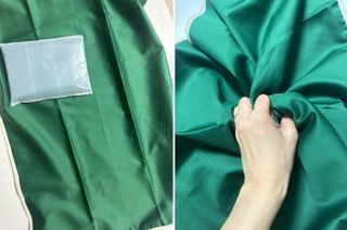 의식주의 비건 인증 오가닉 순면 베개 커버 레이어 커플 세트 — 4점을 준 리뷰어가 2023년 3월 올린 사용 사진