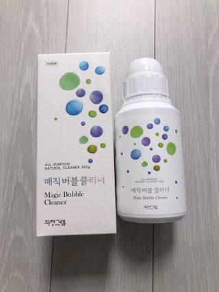 자연그램 매직버블클리너 250g — 5점을 준 리뷰어가 2021년 1월 올린 사용 사진