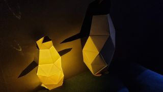 [폴리곤즈] 허들린 패밀리 DIY 블록 세트 (허들린 펭귄 블록+미니허들린 펭귄 블록) — 4점을 준 리뷰어가 2022년 4월 올린 사용 사진