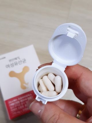 메이준뉴트리 메이준쎌 편안해질 여성유산균 — 5점을 준 리뷰어가 2021년 2월 올린 사용 사진