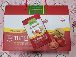 제이제이바이오 더단마토 프리미엄주스 100ml 30팩입 - 무설탕 스테비아 토마토즙 — 5점을 준 리뷰어가 2021년 11월 올린 사용 사진