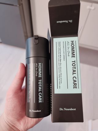Dr.느루벗 느루벗 옴므 토탈 케어 올인원 118ml 남자 남성 스킨 로션 에센스 크림 화장품 — 5점을 준 리뷰어가 2021년 3월 올린 사용 사진