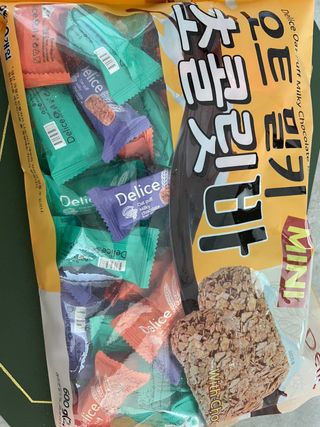 델리스 오트 밀키 초콜릿 바 — 5점을 준 리뷰어가 2023년 1월 올린 사용 사진